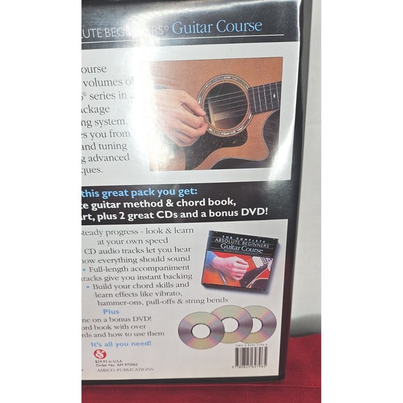 The Complete Absolute Beginners Pack Complete Guitar Amsco Cd's & Dvd's Sealed - Picture 9 of 9